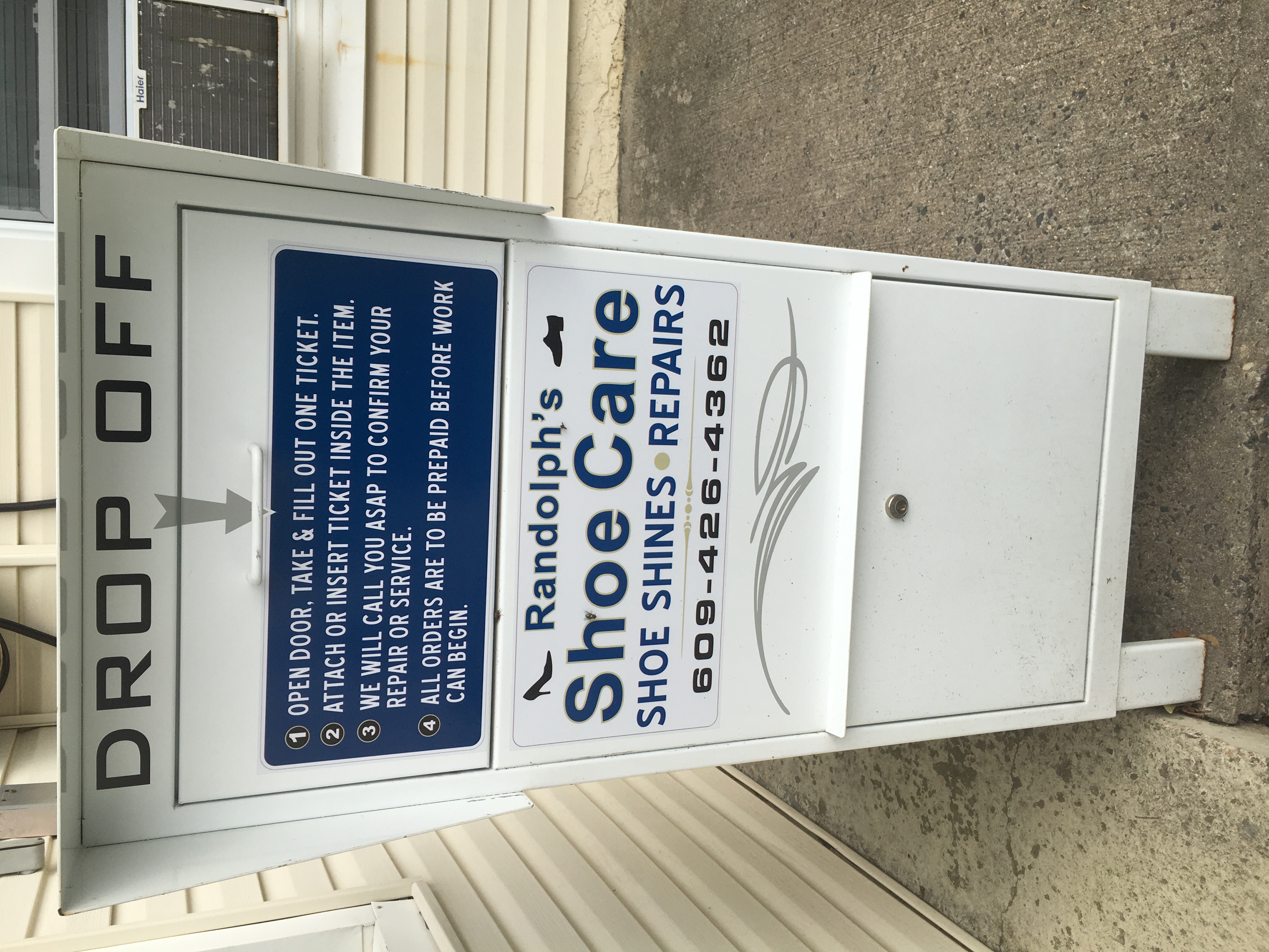 Randolph's drop off box 24/7
