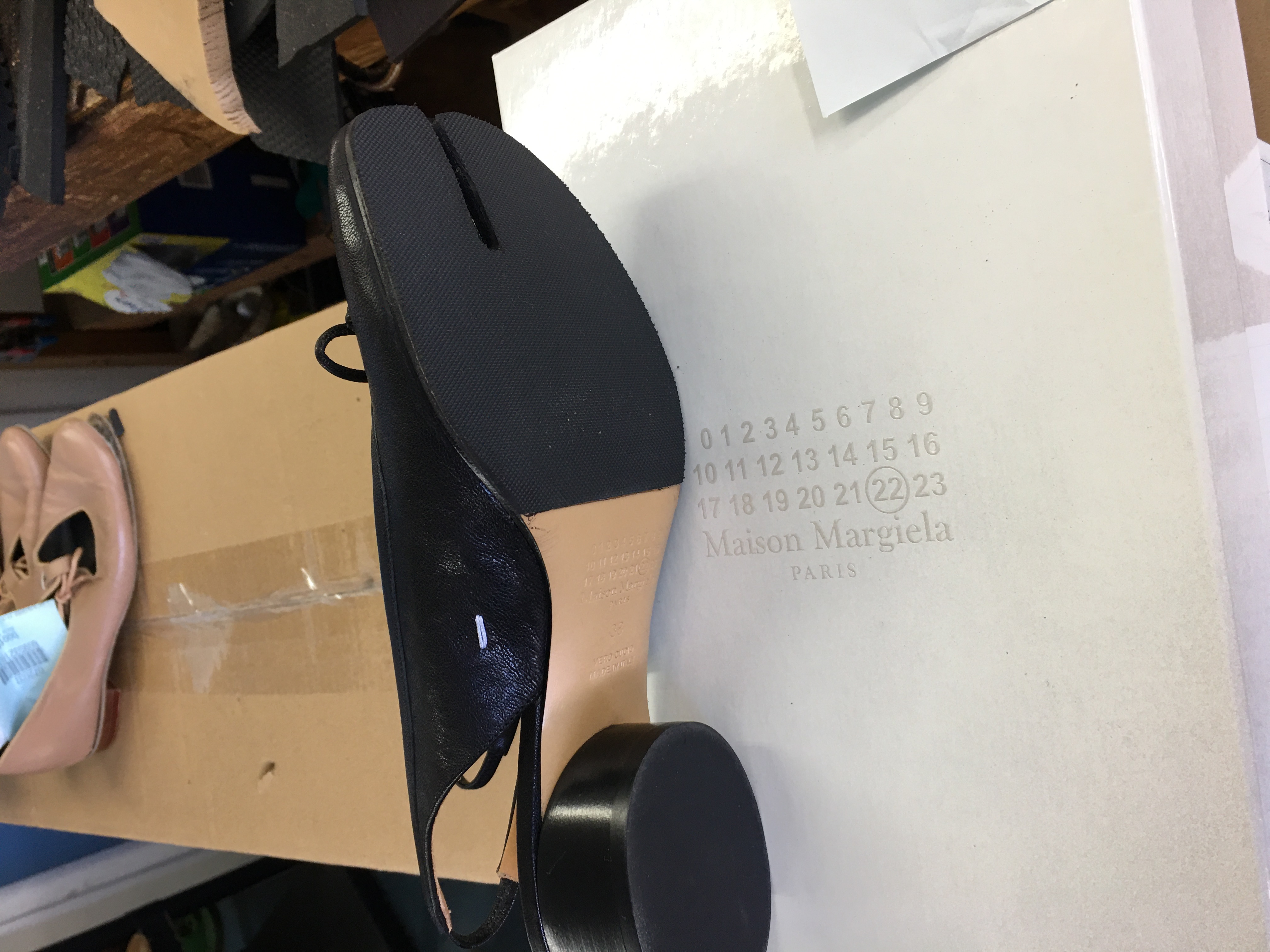 Maison Margiela Tabi heel sole replacement